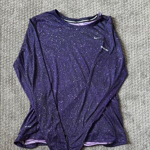 Nike Women's Purple Long Sleeve Top